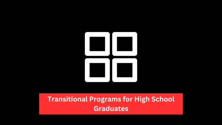 Transitional Programs for High School Graduates